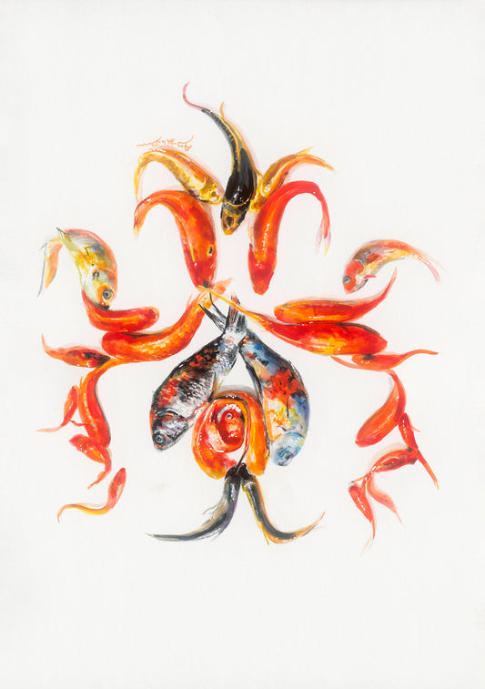 Goldfish Brocade 1，Augustina Droze